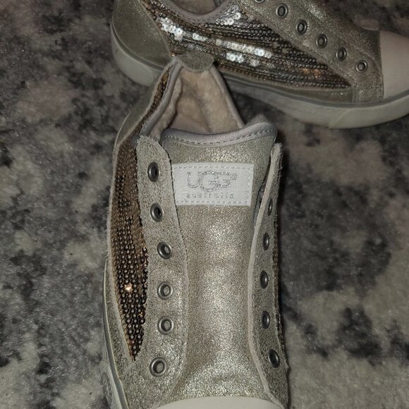 UGG Australia Womens Laela Sparkle Gold Sequin - Picture 2 of 13